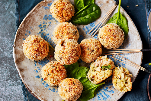 Cromesquis de lapin aux pommes de terre