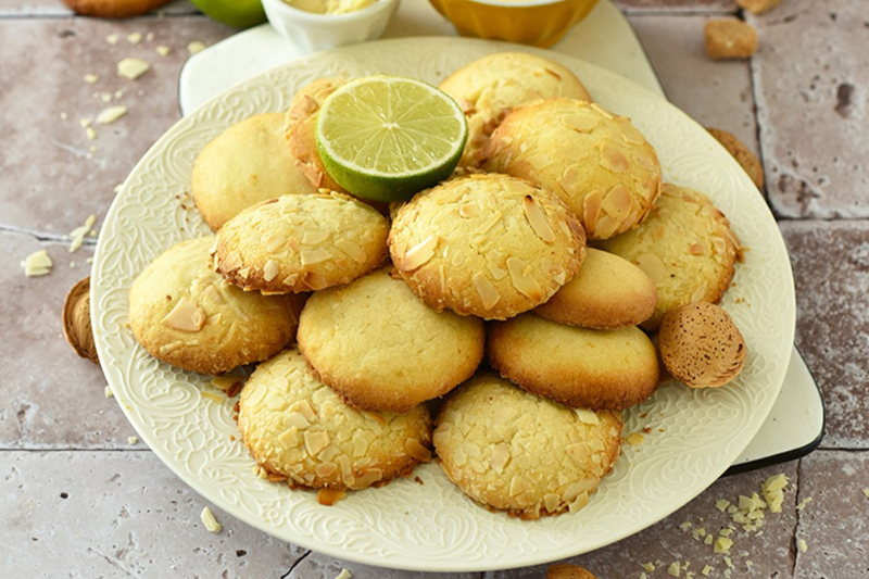 Sablés fondants au citron vert