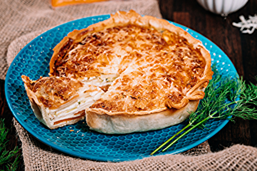 Tarte aux légumes et Trio Gourmand