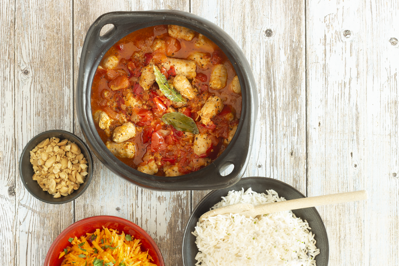 Saucisses de volaille façon rougail