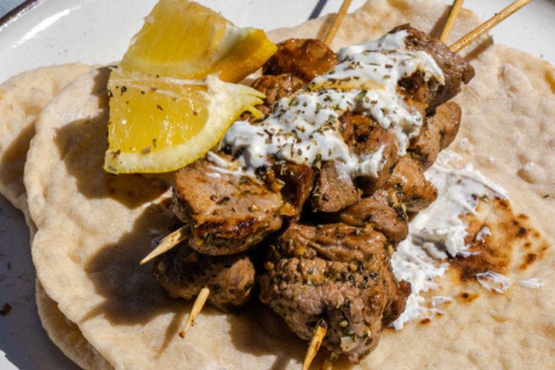 Souvlaki d’agneau