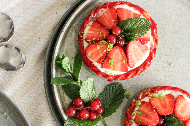 Tartelettes fraises chocolat blanc