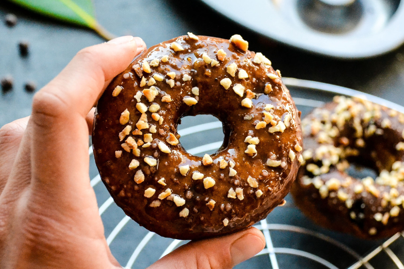 Donuts chocolat IG Bas et healthy