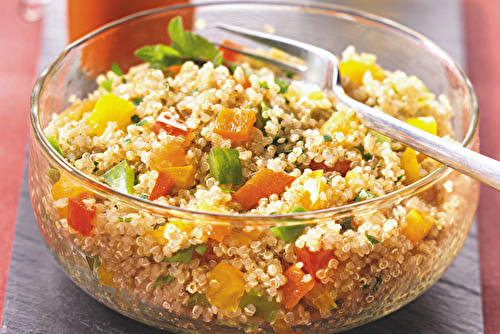 Taboulé de quinoa aux poivrons