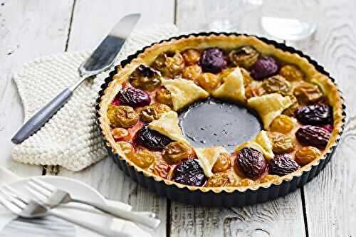 Tarte soleil aux prunes