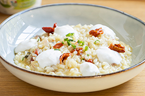 Risotto de tomates séchées au Petit Billy