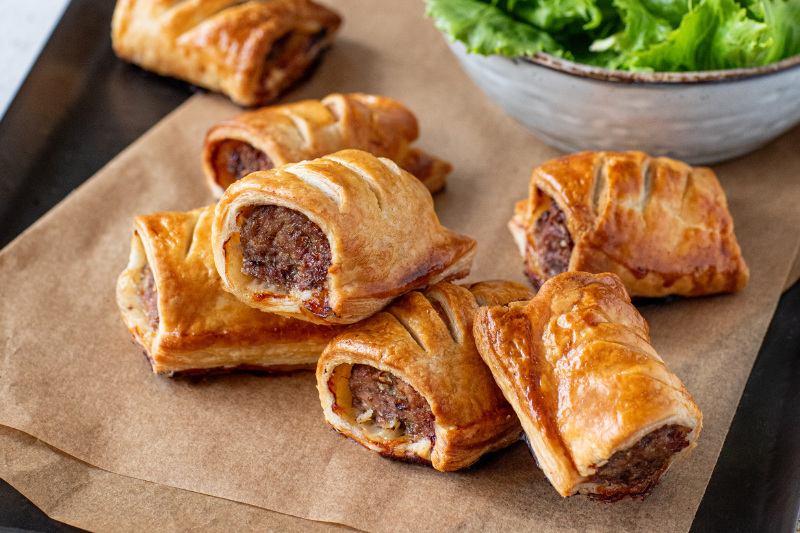 Sausage rolls de veau