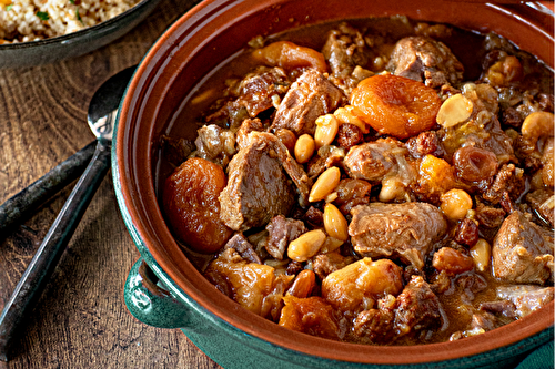 Tajine d’agneau aux fruits secs