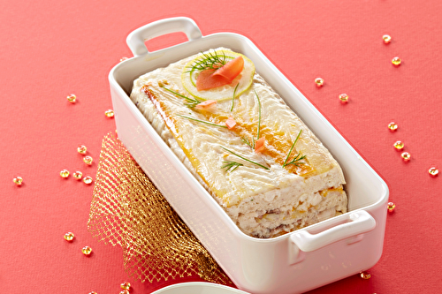 Terrine de Noël au haddock et au mulet