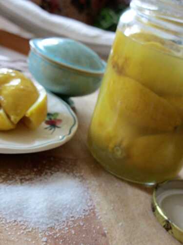 Citrons confits au sel ou lactofermentés