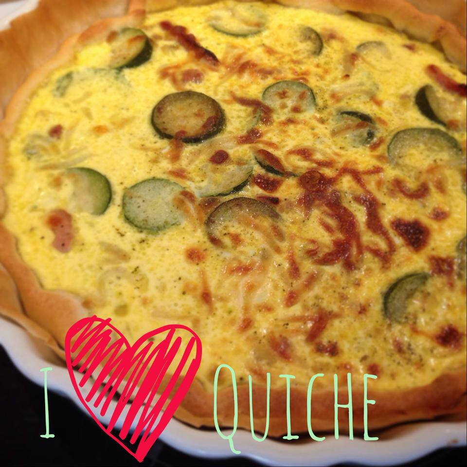 Quiche aux courgettes