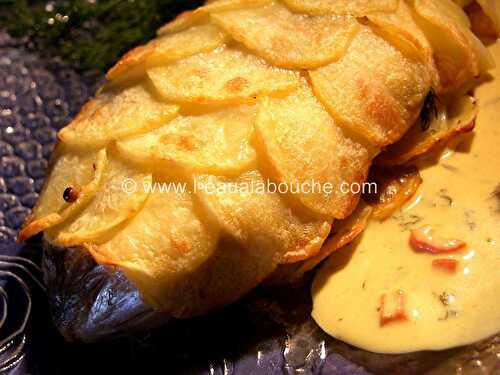 Dorade Ecailles de Pommes de Terre Sauce Moutarde & Parmesan Aneth