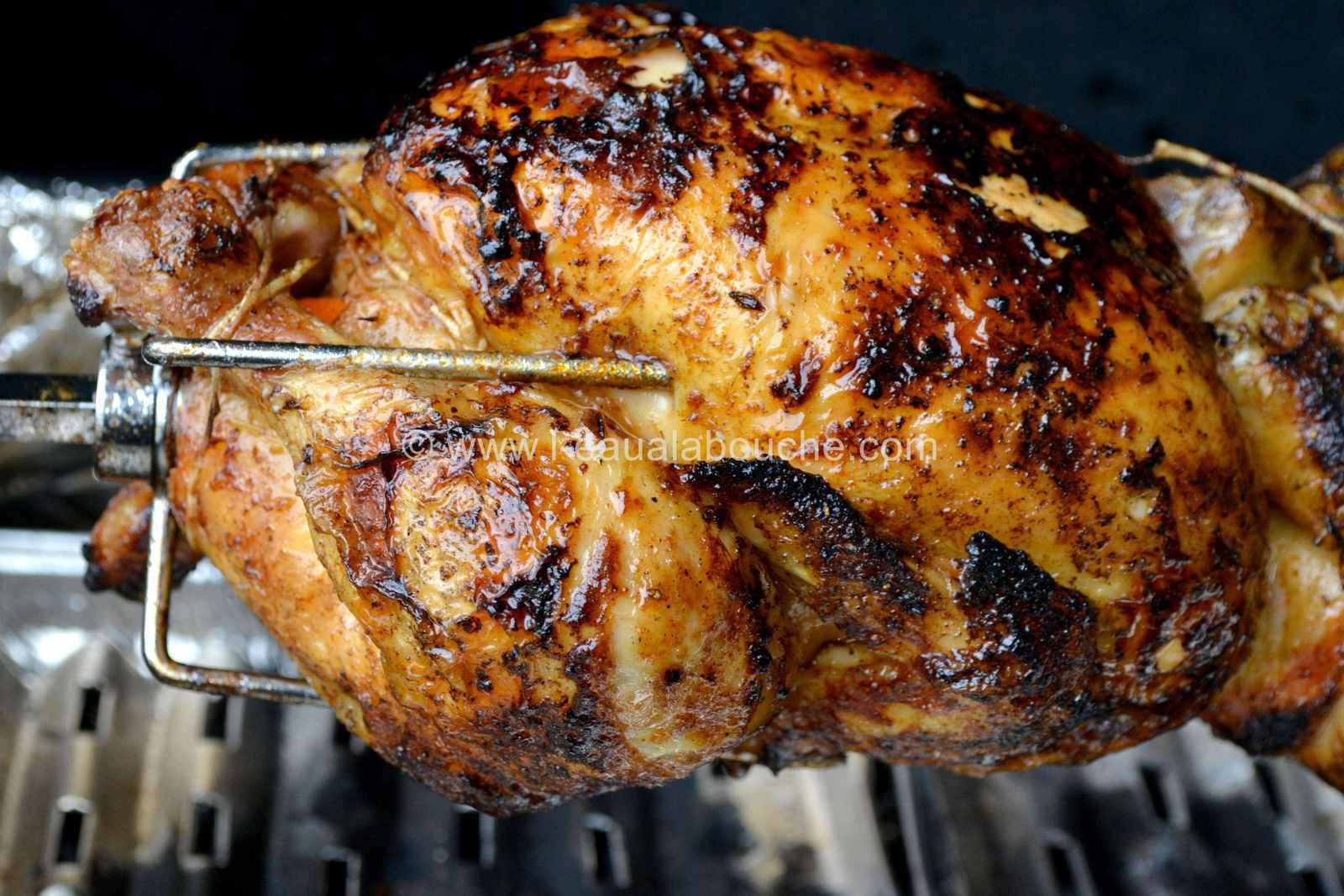 Poulet Rôti À La Broche