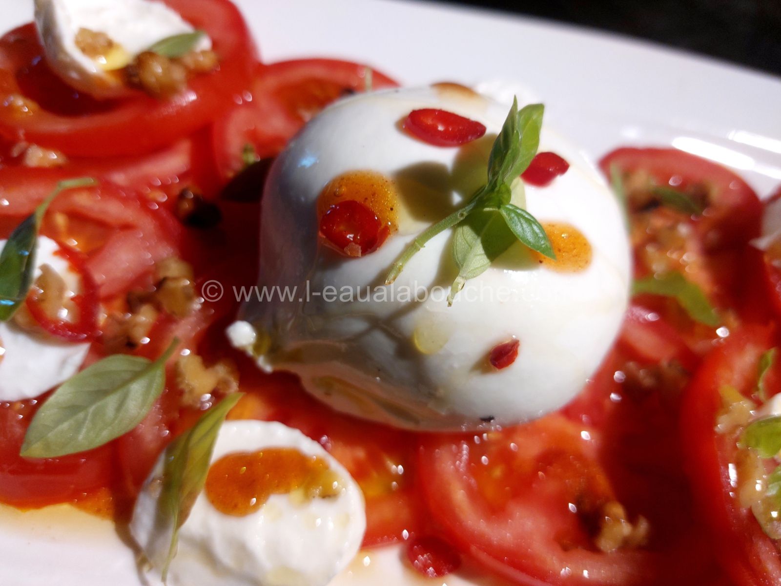 Tomate Et Burrata Au Balsamique 