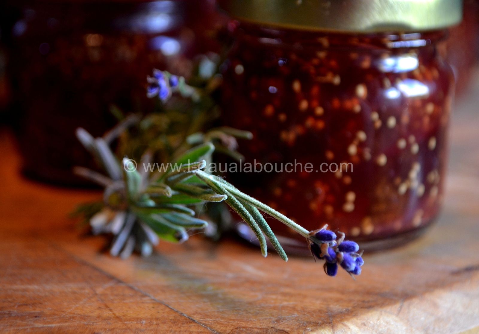 Confiture De Figues À La Lavande Aux Amandes Et Rhum 