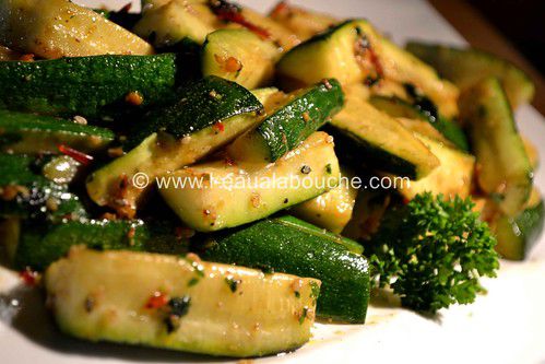 Courgettes Sautées Piquantes