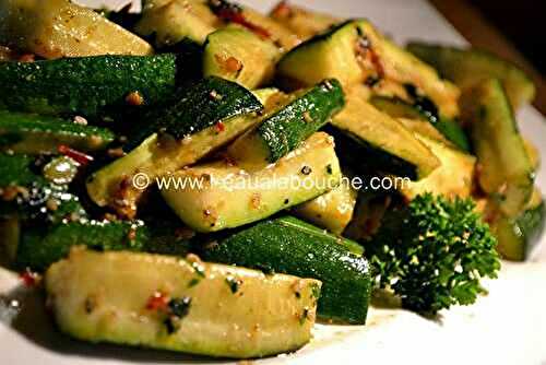 Courgettes Sautées Piquantes