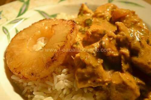 Poulet Au Curry Ananas Et Citron Vert