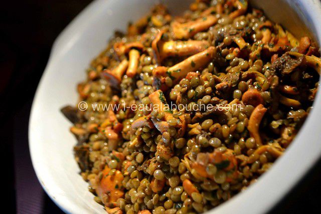 Lentilles Aux Chanterelles