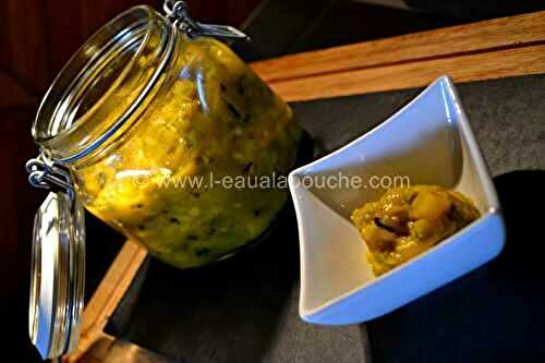 Chutney Mangue Et Piments Verts