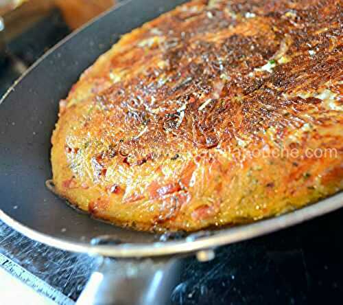 Galette De Röstis Aux Lardons Et Au Gruyère