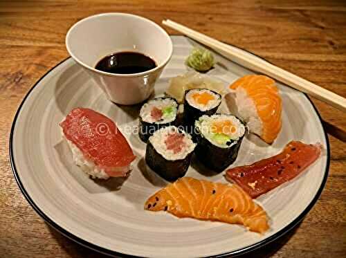 Sushis Makis, Nigiris Et Poisson Mariné