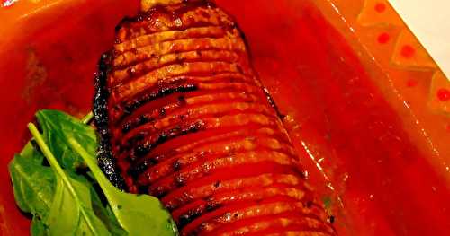Courge hasselback