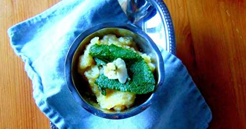 Dessert pouding indien; sheera