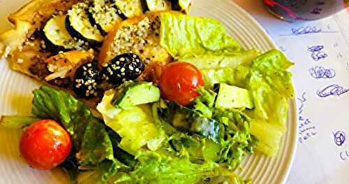 Tarte aux tomates et courgettes