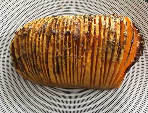 Courge butternut façon Hasselback