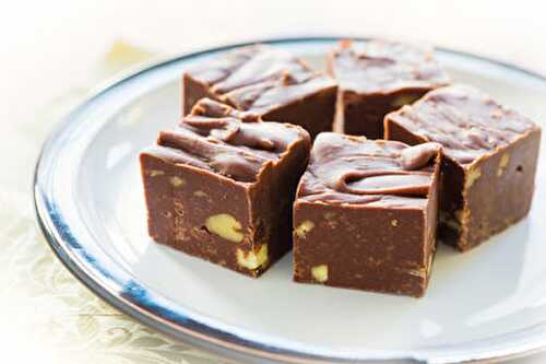 Recette : Fudge au chocolat vanille et pistaches !