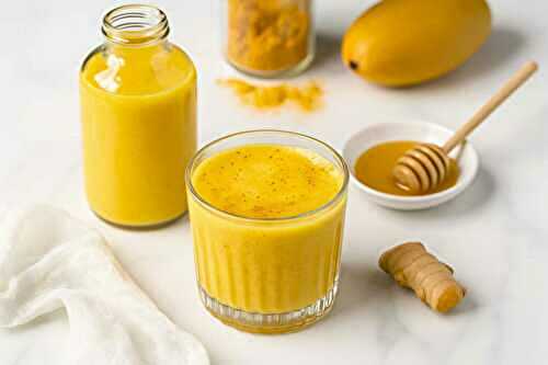 Recette : Smoothie curcuma gingembre aux fruits