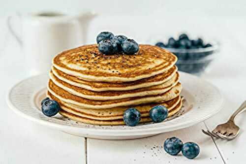Recette : Pancakes aux graines de chia (sans oeuf ni lait)