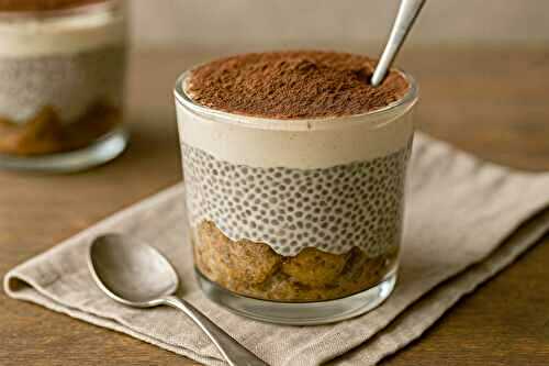 Recette : Pudding de graines de chia façon tiramisu (« chiamisu »)