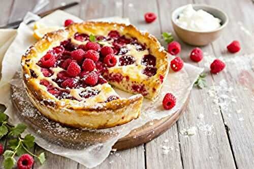 Ce clafoutis aux framboises est riche en protéines et léger : je le mange sans culpabiliser
