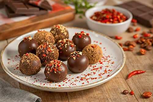 Truffes chocolat-piment : le petit plaisir sucré qui cache un vrai coup de chaud