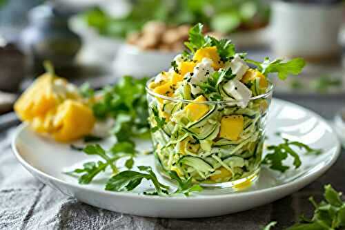 Rémoulade de courgettes à la mangue ou fromage frais : la recette surprenante que j’adore
