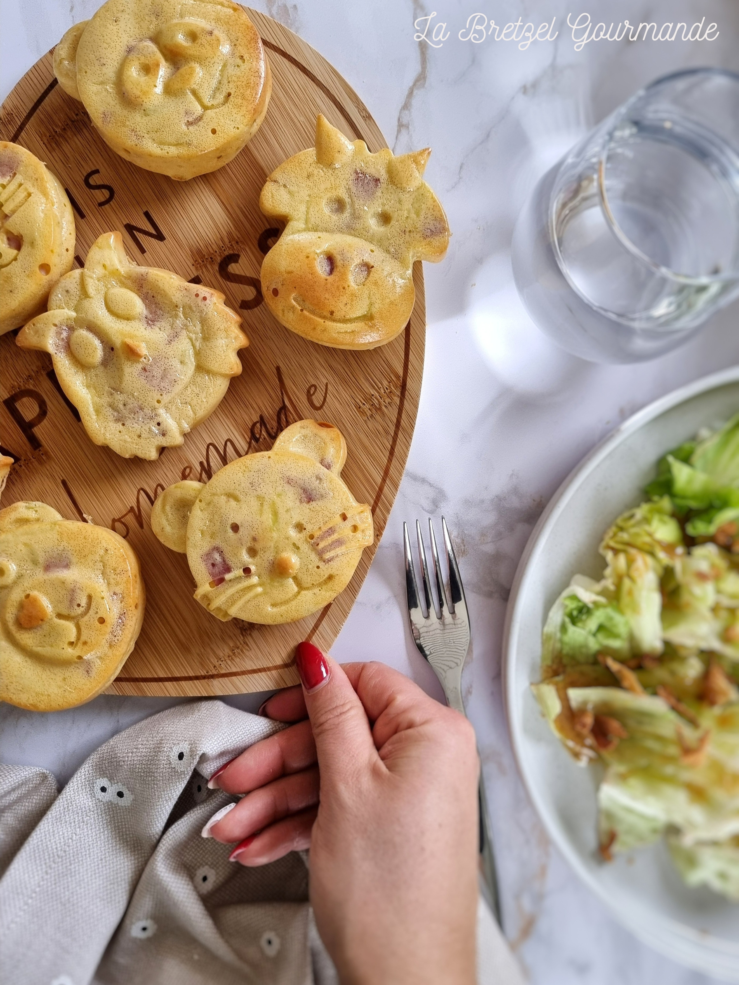 Moelleux aux courgettes, jambon et kiri