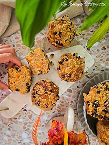 Muffins abricots - streusel