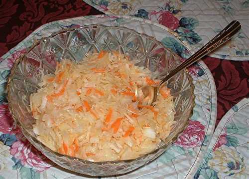 Salade de choucroute à la polonaise