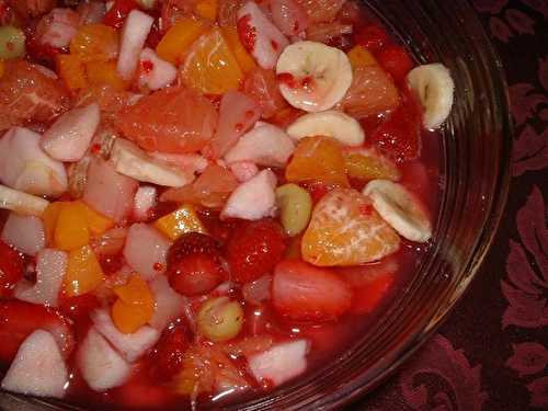Salade de fruits ou comment faire le plein de vitamines en hiver!!!!!!!