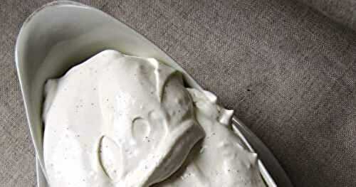 Crème fouettée au mascarpone