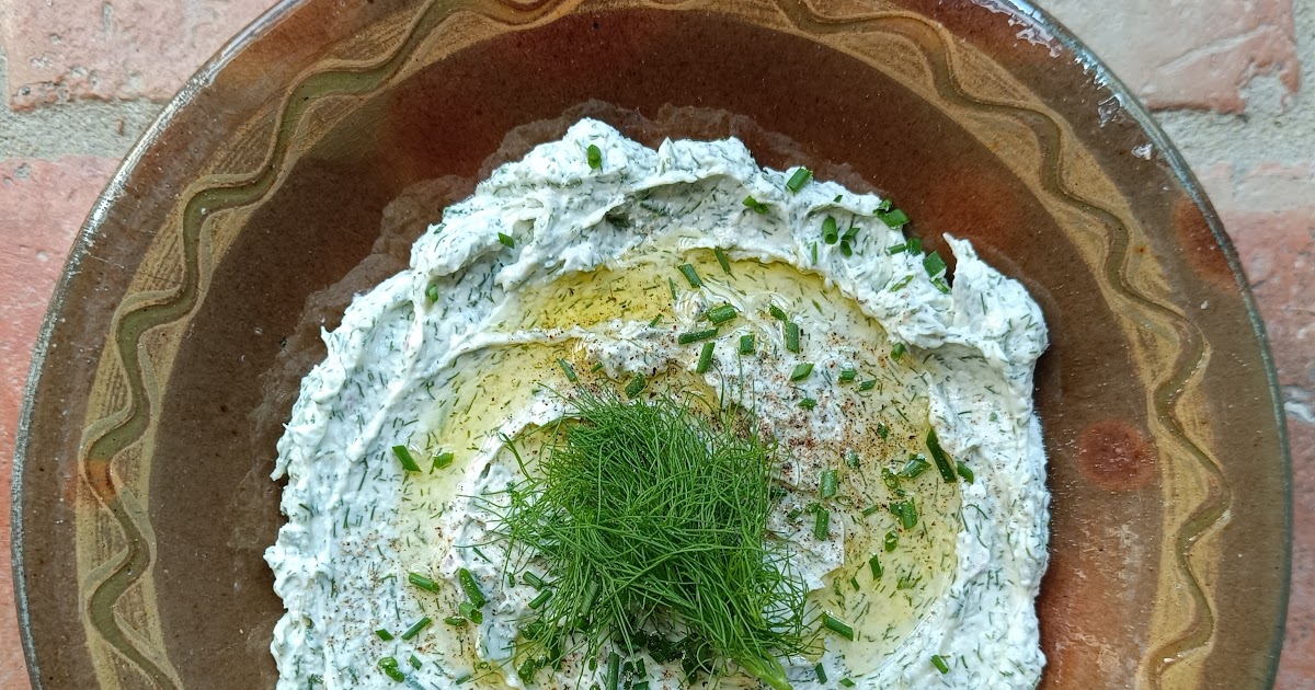 Pâte de feta à l'aneth & à la ciboulette 