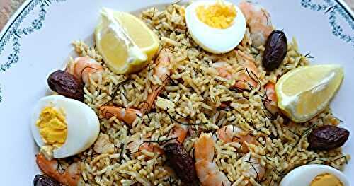 Kedgeree aux crevettes 