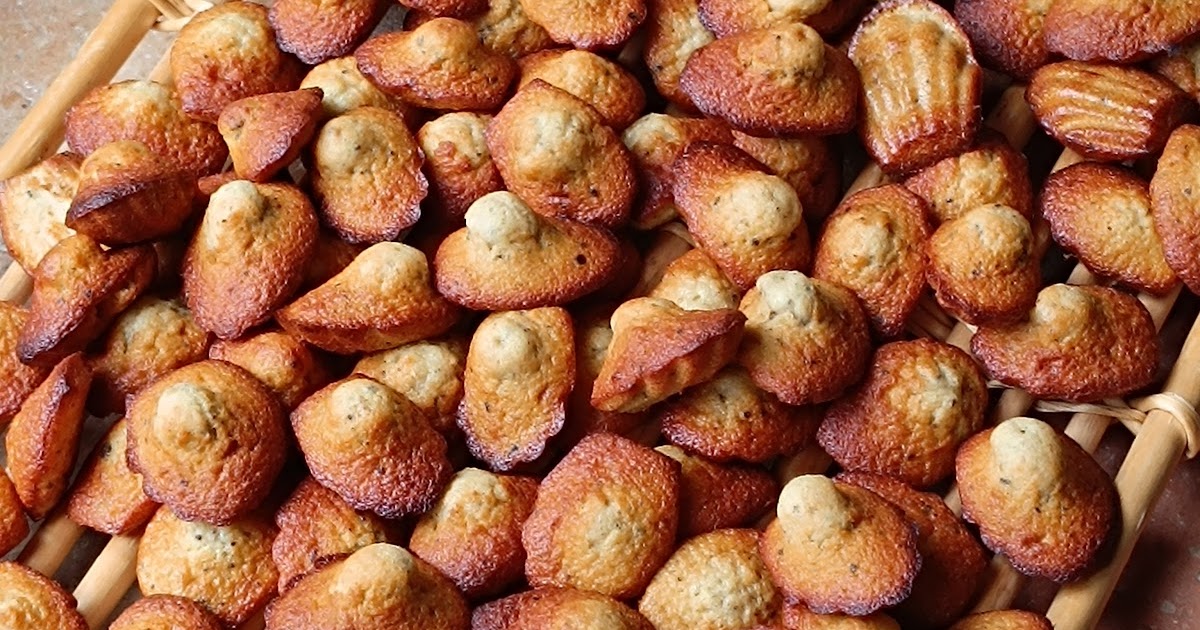 Madeleines à l'eau de rose 