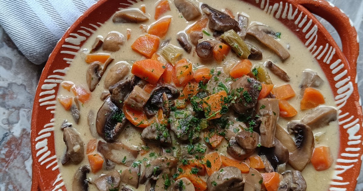 Cassolette de champignons à la crème 