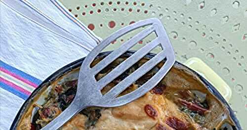 Gratin de fanes de betteraves aux œufs