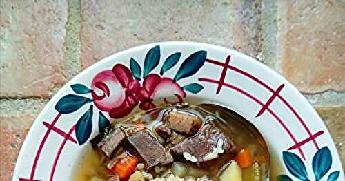 Soupe au pot-au-feu d'hier