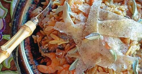 Orzotto aux crevettes