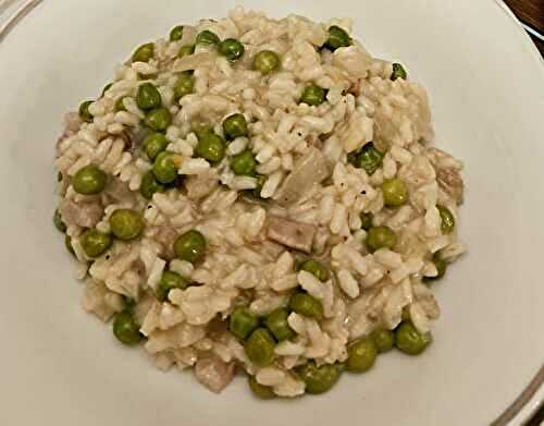Risi e bisi (risotto aux petits pois)